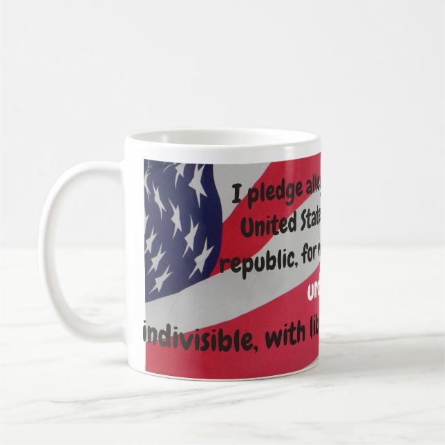 Pledge of Allegiance mug (Left)