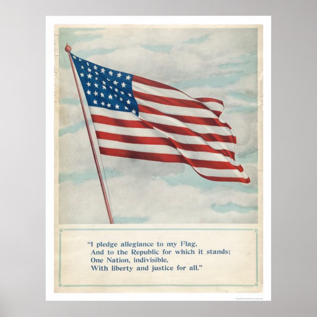 Pledge of Allegiance Poster (Front)