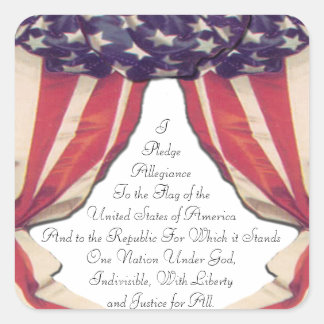Pledge of Allegiance Stickers