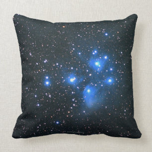 Pleiades 2 throw pillow