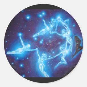 Pleiades Classic Round Sticker