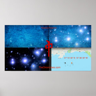 pleiades pyramids poster