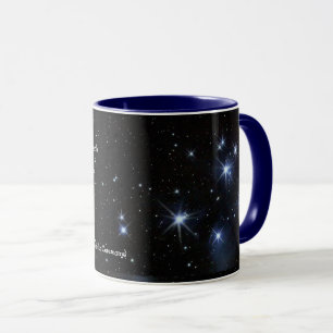 Pleiades (text is customizable) mug