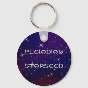 Pleiadian Starseed Keychain
