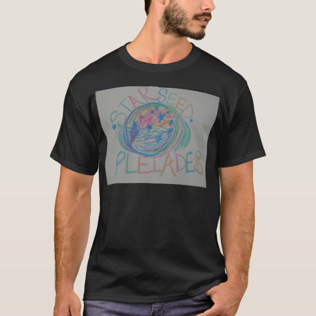 Pleiadian Starseed Light Language T-Shirt (Front)