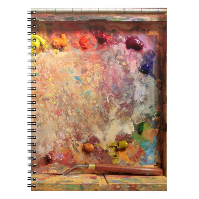Plein Air Painting Artist's Palette Journal (Front)