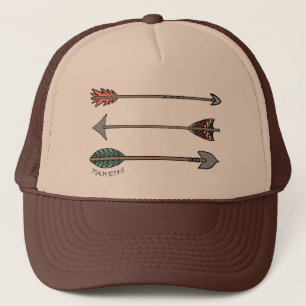 Plein casquette de tribal de flèche du psaume 127