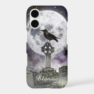 Pleine lune Corbeau Celtic coque iphone
