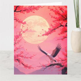 Pleine Lune et Invitation de Cerisiers en Fleur –