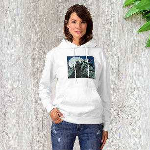 Pleine lune Maison hantée Sweat - shirt à capuche 