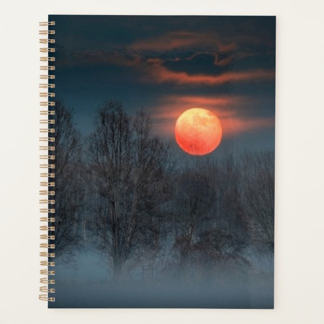 Pleine lune | Novembre à Scalenghe, Italie (Devant)