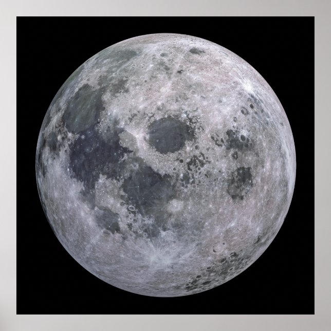 PLEINE LUNE personnalisée OEuvre murale Poster (Devant)