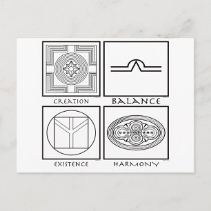 Plejaren Symbols Postcard