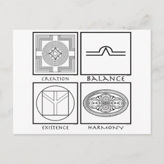 Plejaren Symbols Postcard