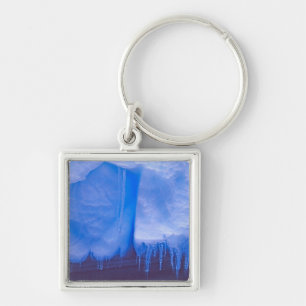 Pleneau Iceberg Graveyard, Antarctica: Blue Keychain
