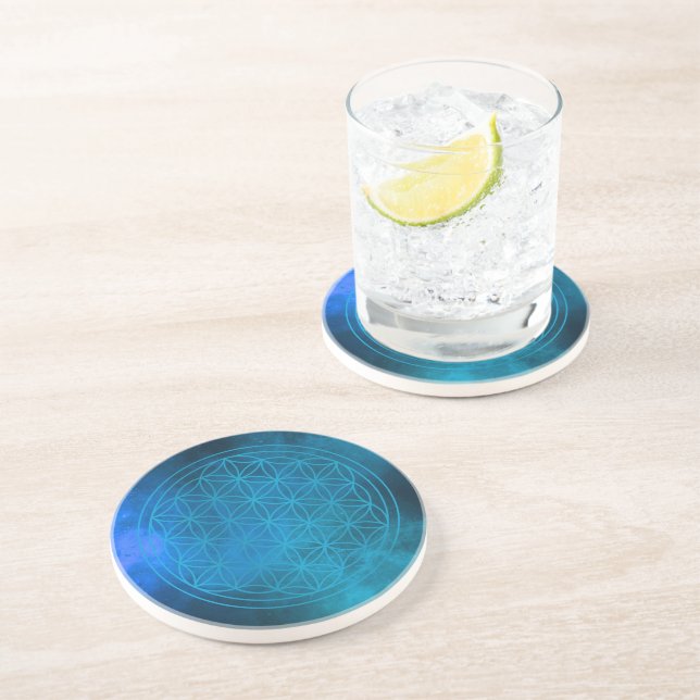 Plénitude – Flower of Life Coaster (Side)