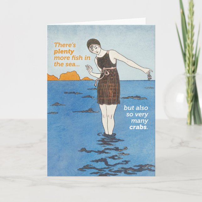 Plenty of fish, but many crabs - breakup card (Front)