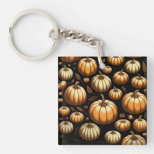 Plenty of Pumpkins  Keychain (Front)