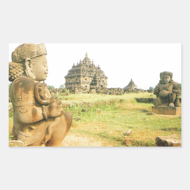 Pleosan Buddhist temple, Prabanam, Java, Indonesia Sticker (Front)