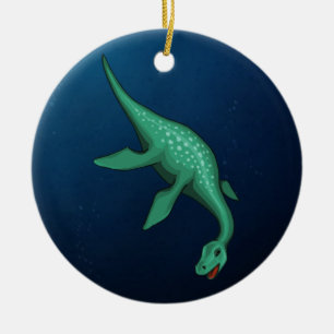 Plesiosaur Ceramic Ornament