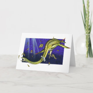 Plesiosaur Greeting Card