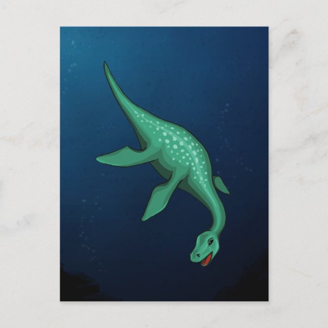 Plesiosaur Postcard (Front)
