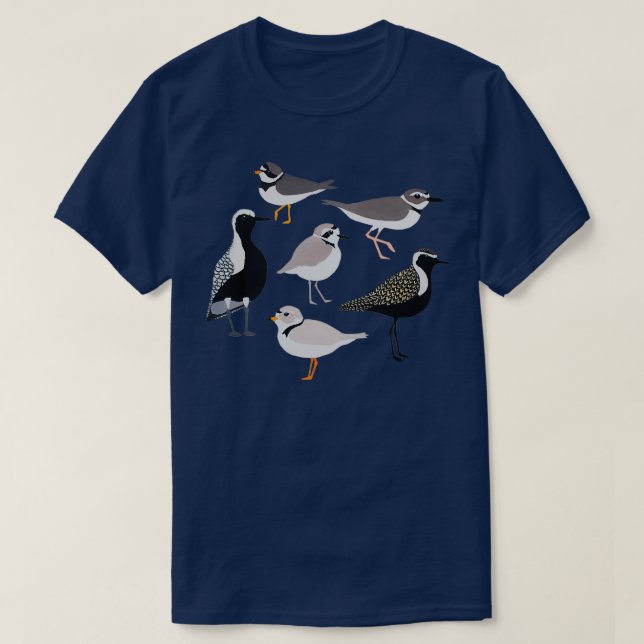 Plethora of Plovers T-Shirt (Design Front)