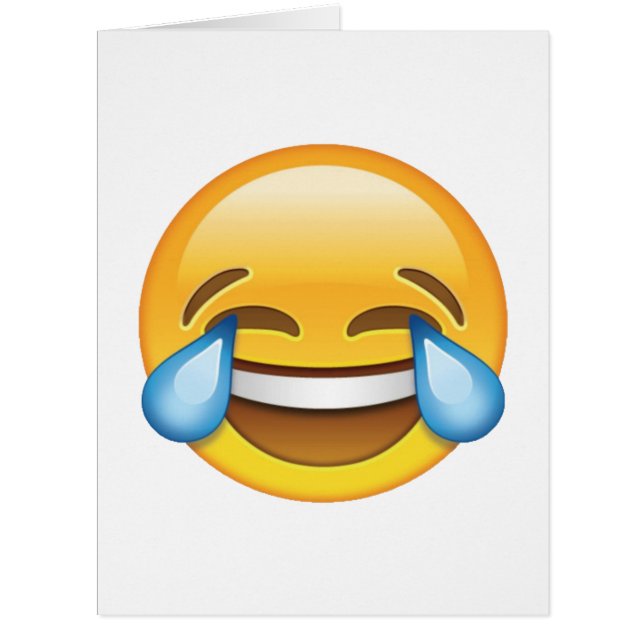 Pleurer de rire Larmes de joie émoji (Devant)