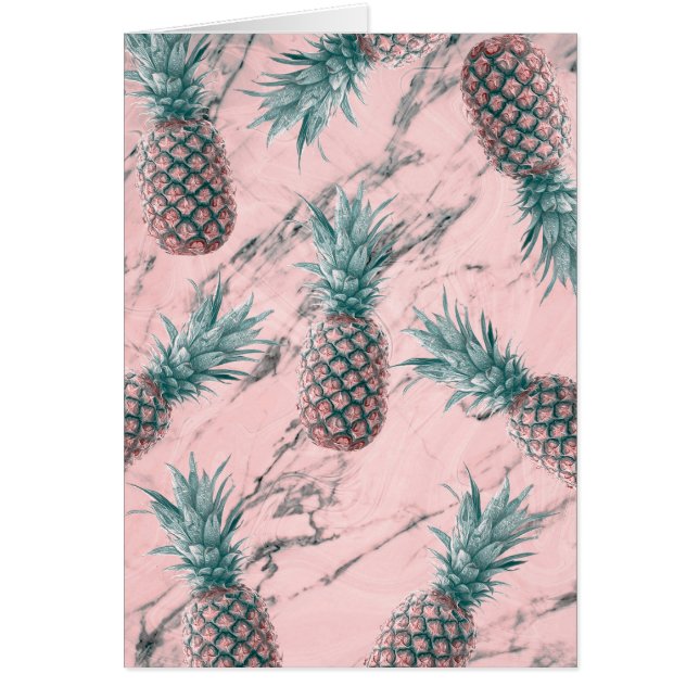 Plier Merci moderne en marbre rose ananas (Devant)