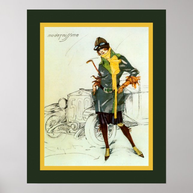 Plinio Codognato ~ Fiat 509 ~ 1926 Advertising ~ Poster (Front)