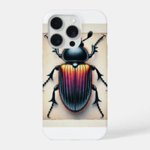 Plinthocoelium Beetle 160724IREF234 - Watercolor iPhone 15 Pro Case
