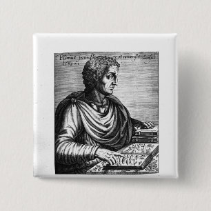 Pliny the Elder 2 Inch Square Button