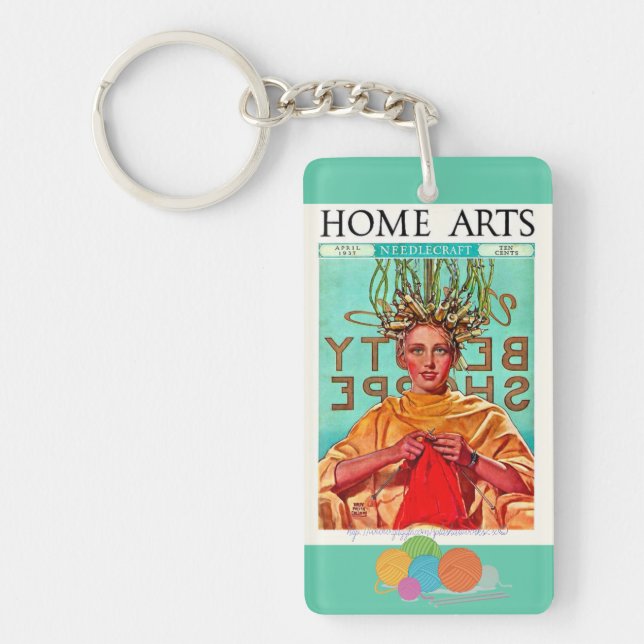 "Plissé" Keychain (Front)