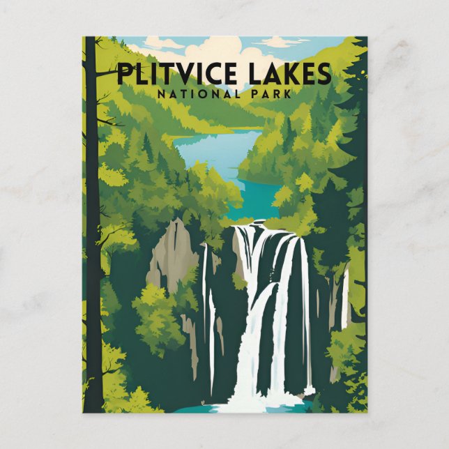 Plitvice Lakes National Park Postcard (Front)