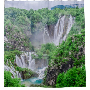 Plitvice lakes waterfall