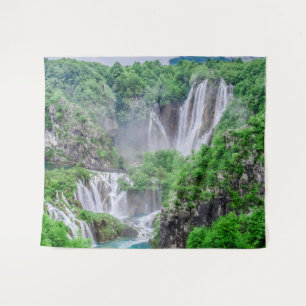 Plitvice lakes waterfall tapestry