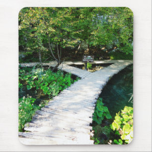 plitvice national park, croatia mouse pad