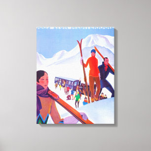 PLM Railway Promotional Poster Canvas Print