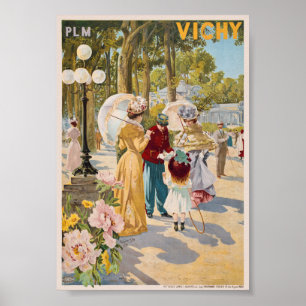 PLM Vichy France Vintage Poster 1899