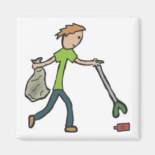 Plogging and Litter Picking Magnet