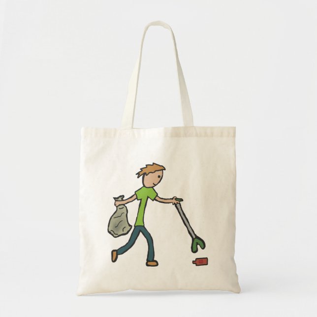 Plogging and Litter Picking Tote Bag (Front)