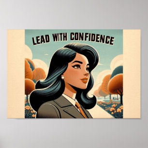 Plomb avec confiance : Affiche inspirante
