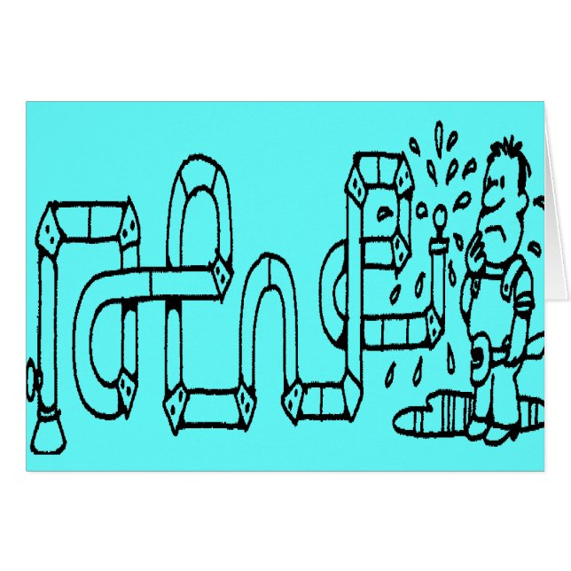 PLOMBIER ET TUYAUX (Devant horizontal)