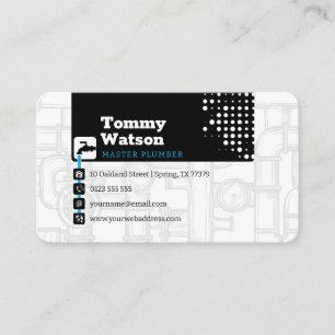 plombier principal   Handy Man Carte de visite