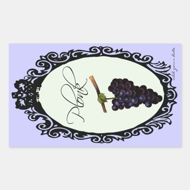 Plonk (Homemade Wine Label) Sticker (Front)