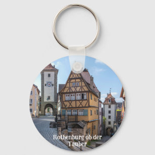 Plönlein in Rothenburg ob der Tauber, Germany Keychain