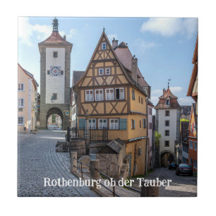 Plönlein in Rothenburg ob der Tauber, Germany Tile