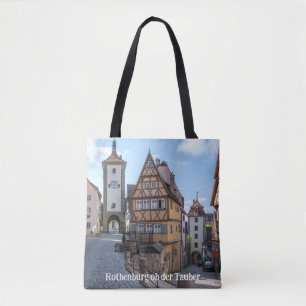 Plönlein in Rothenburg ob der Tauber, Germany Tote Bag
