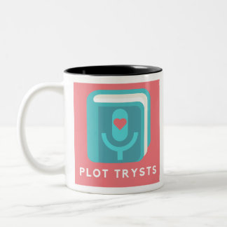Plot Trysts Classic Logo Two-Tone Coffee Mug