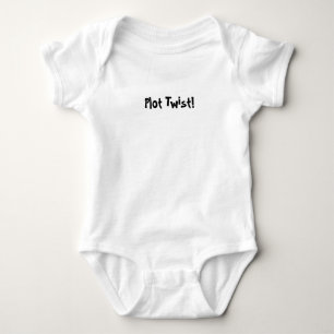 Plot Twist - Funny Baby Onsie Bodysuit twins